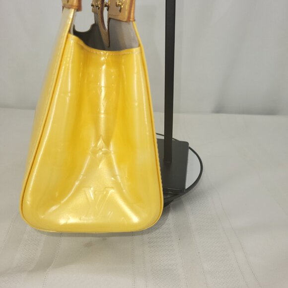 LOUIS VUITTON "Vernis Roxbury Drive Perle" Bag - LV Embossed Monogram *COA - Picture 14 of 16